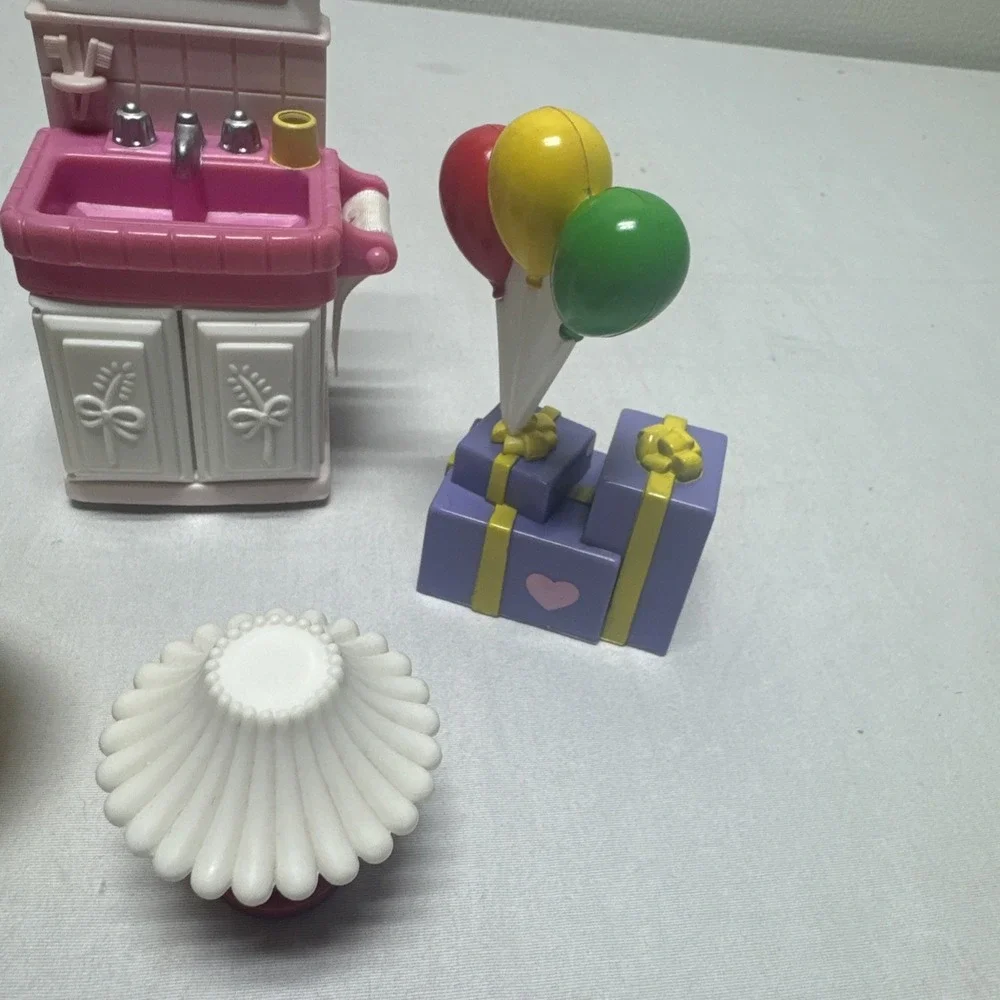 Vintage 90s Fisher-Price Loving Family Furniture Replacement couch vanity lamp